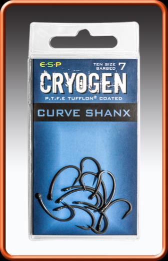 ESP Cryogen Curve Shanx Barbed Carp Hooks 
