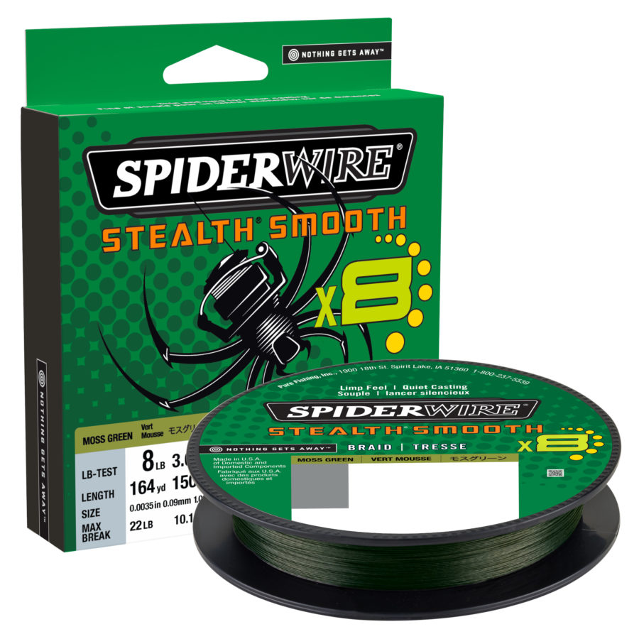 Spiderwire Stealth Smooth Braid Moss Green 0.40mm - 108lb - 240m