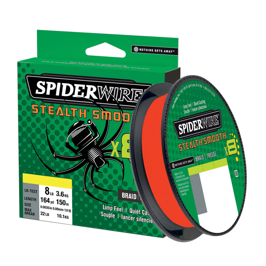Spiderwire Stealth Smooth Braid Red 108lb 0.40mm 240m