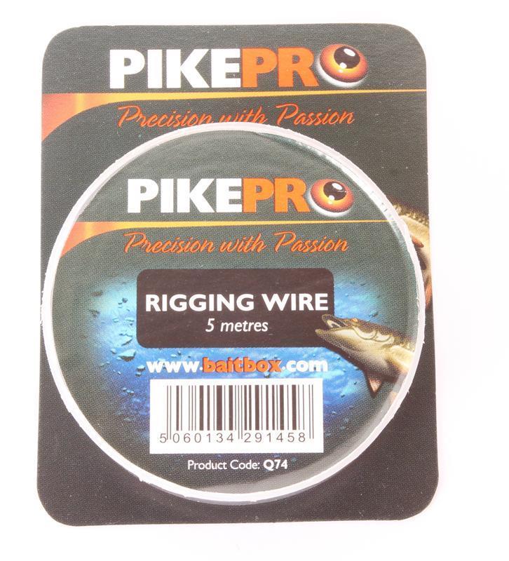 PIKEPRO RIGGING WIRE use to connect bait/bait poppers/rattles 5mtrs 