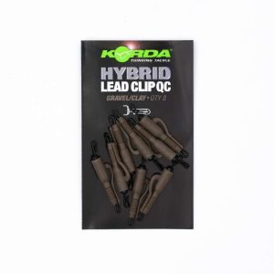 Korda Hybrid Lead Clips Quick Change Gravel/Clay