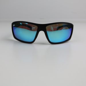 Salmo Wraps Sunglasses Black/blue Ice Blue