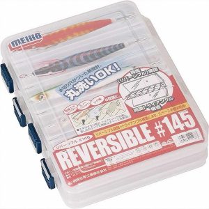 Meiho Reversible Lure Box 145 Clear