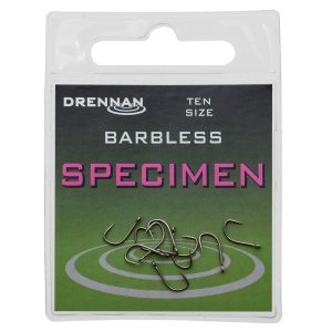 Drennan Barbless Specimen Eyed Hooks