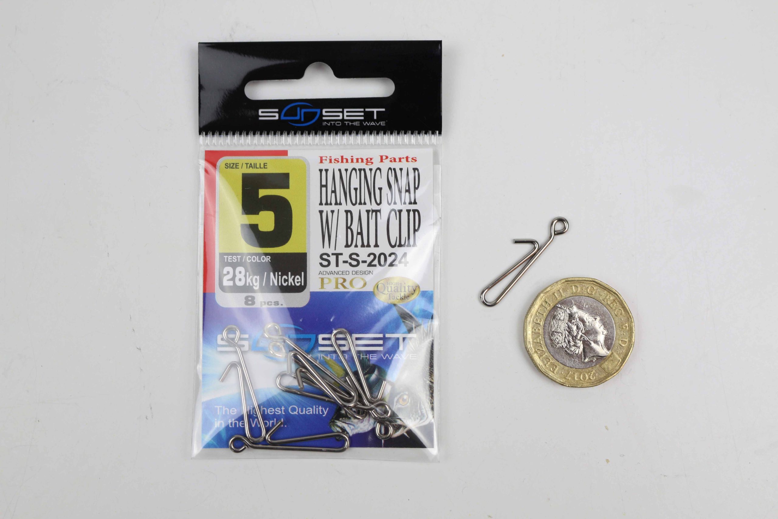Sunset Hanging Snaps with Bait Clip - Size 5 28kg