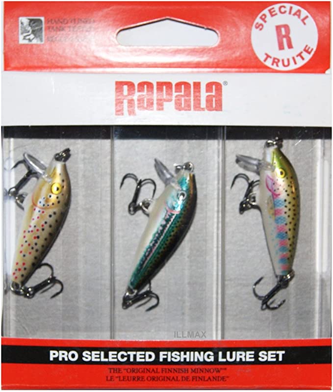 Rapala Pro Selected Fishing Lure Trout Ultralight Set