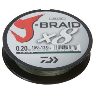 Daiwa J-Braid X8 500m Dark Green