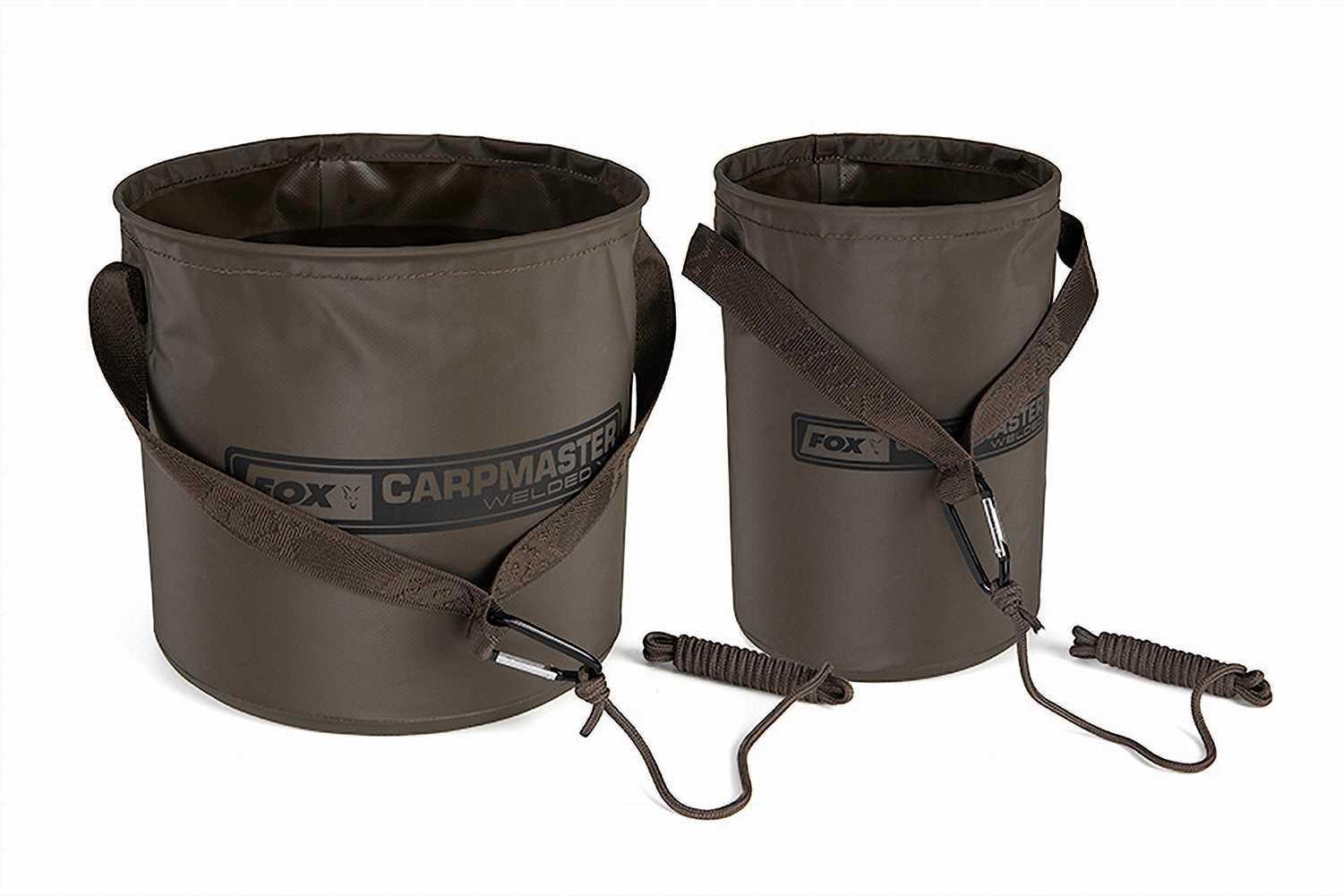 FOX Carpmaster Water Bucket – Welded PVC Construction – Heavy-Duty Carp Fishing Gear