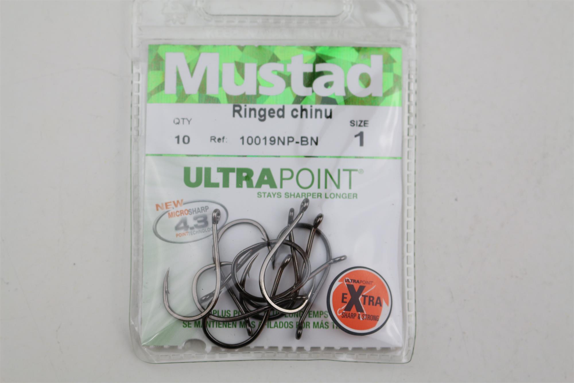 Mustad Ringed Chinu Hooks (10 per pack)