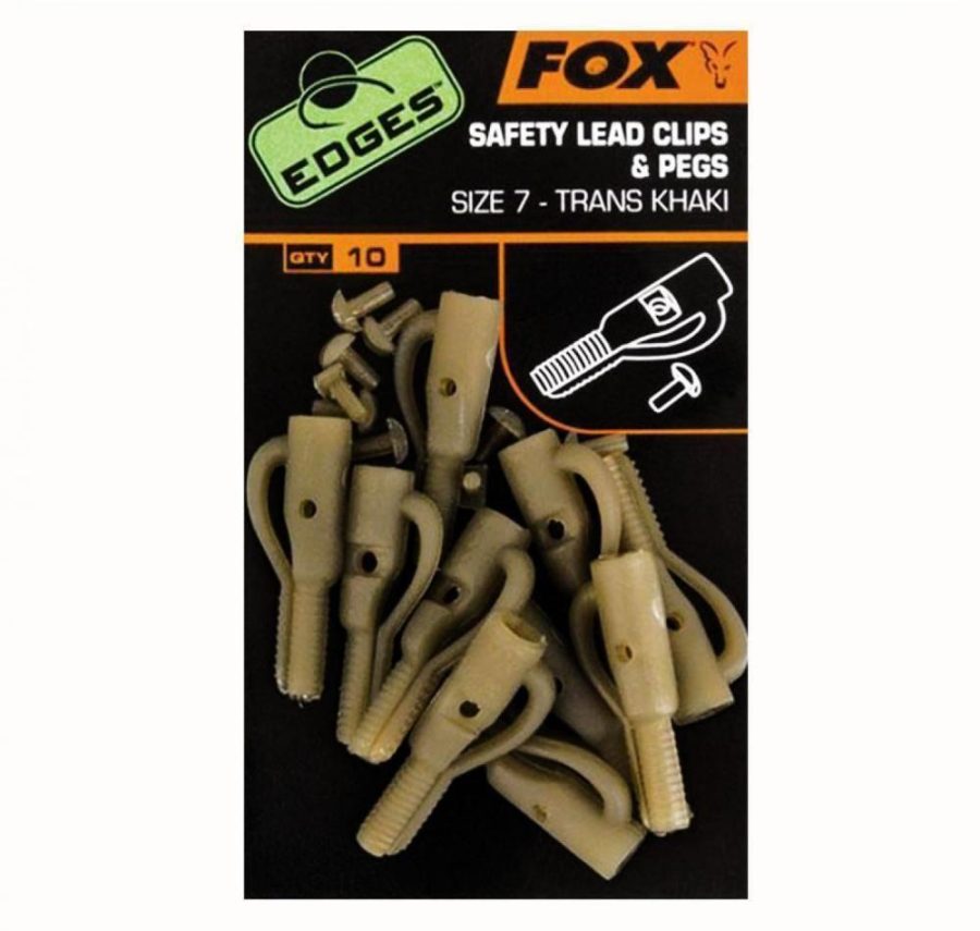 Fox Edges Lead Clip & Peg Size 7