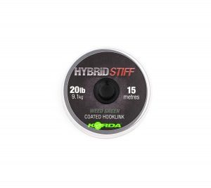 Korda Hybrid Stiff Coated Hooklink 20lb Weed Green