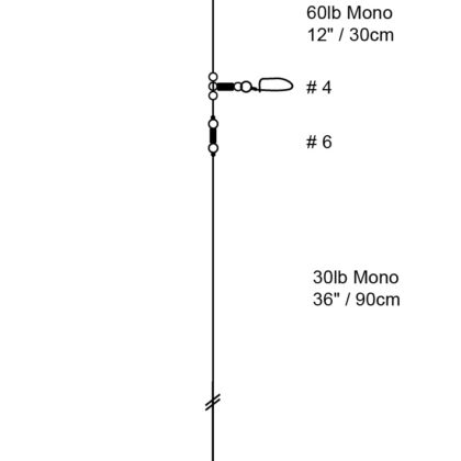 Cox & Rawle Smoothhound Rig 3/0 (Fixed Ledger Rig)