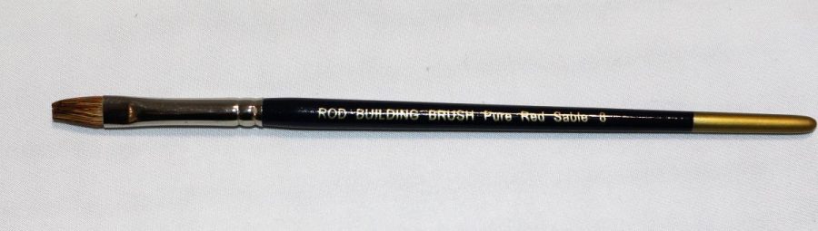 American Tackle Company Red Sable Finish Brush