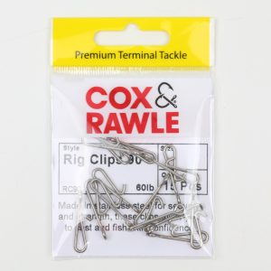 Cox & Rawle Rig Clips 90 60lb 15pcs