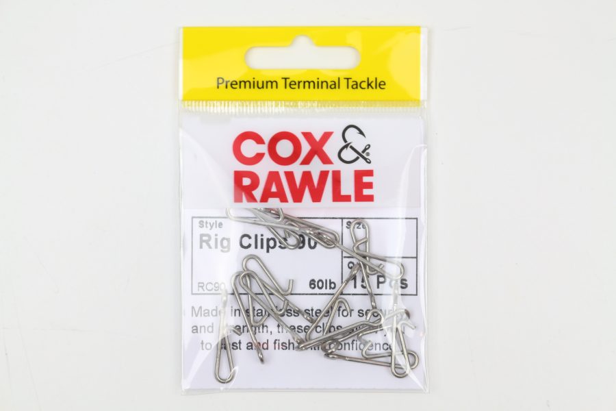 Cox & Rawle Rig Clips 90 60lb 15pcs