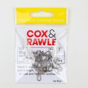 Cox & Rawle Rig Clips 90 Up-eye 60lb 15pcs