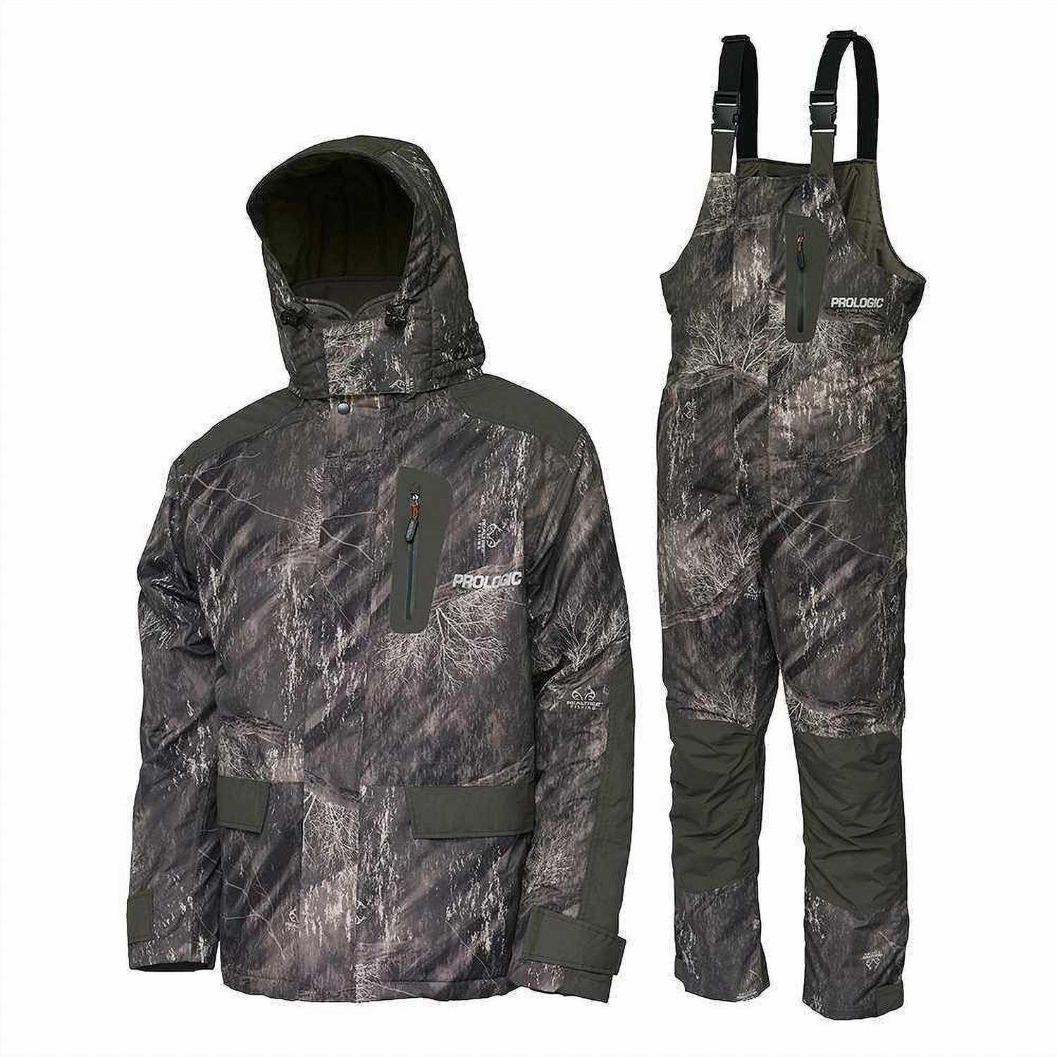 thumbnail interactive-video image 1 of Prologic Highgrade Thermo Suit – Waterproof Fishing Jacket & Bib & Brace – Green/Black 1 of 5