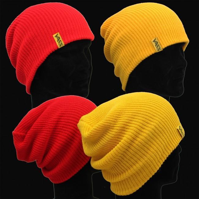 Vass Bright Boy Yellow Soft Slouch Beanie