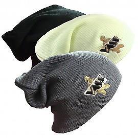 Vass Slouch Beanie - Smoke Grey