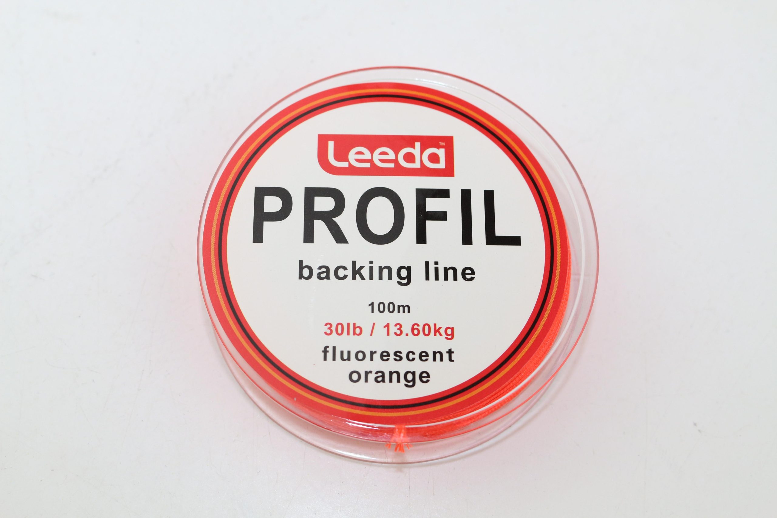 Leeda Profil Backing Line 30lb Fluorescent Orange