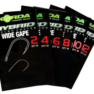 Korda Basix Wide Gape Hooks Barbed