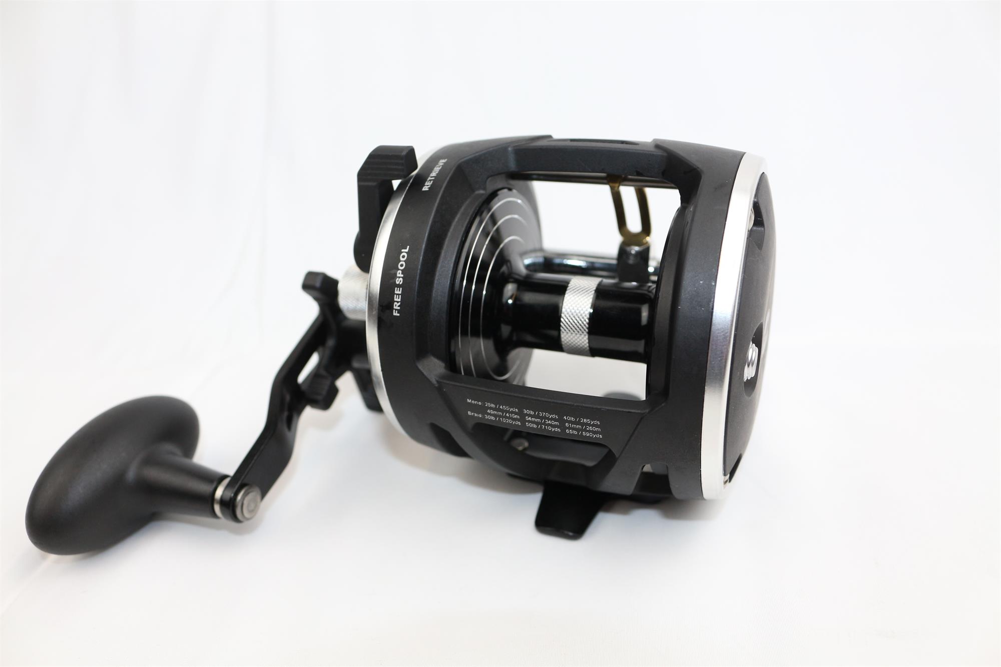 Moulinet Penn RIVAL 30 LW LH - Level Wind, Main Gauche, Freinage Carbone, Pour Pêche Mer