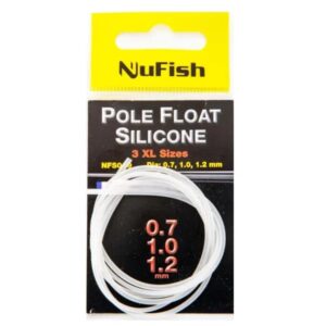 Nu-Fish Pole Float Silicone 3 XL Sizes 0.7, 1.0 , 1.2mm