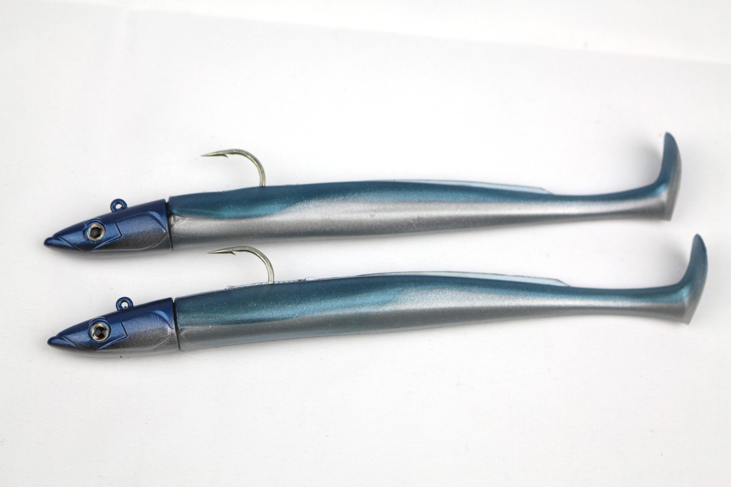 Fiiish Crazy Paddle Tail 150mm - 20g Double Combo Pearl Blue
