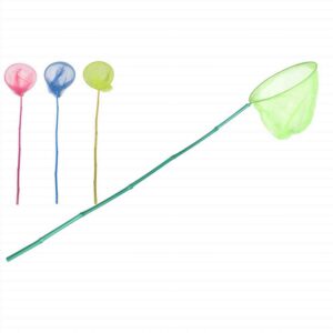 Axia Bamboo Handle PVC Coated Fishing Net 110cm Assorted Colours