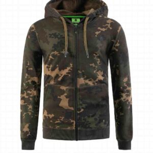 Korda Zip Hoodie - Dark Kamo