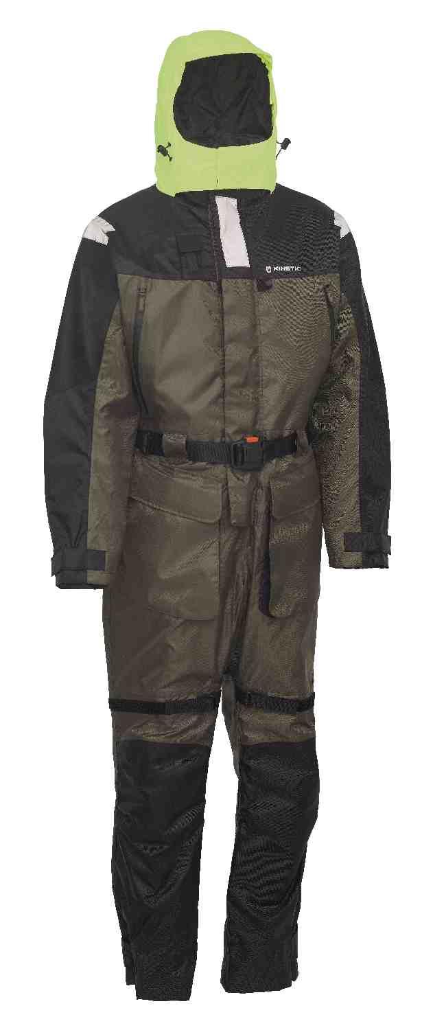Kinetic Guardian 1pc Flotation Suit - Olive/Black