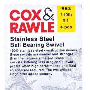 Cox & Rawle Stainless Steel Ball Bearing Swivels