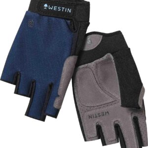 Westin Drip UPF Half Finger Glove - Petrol Blue