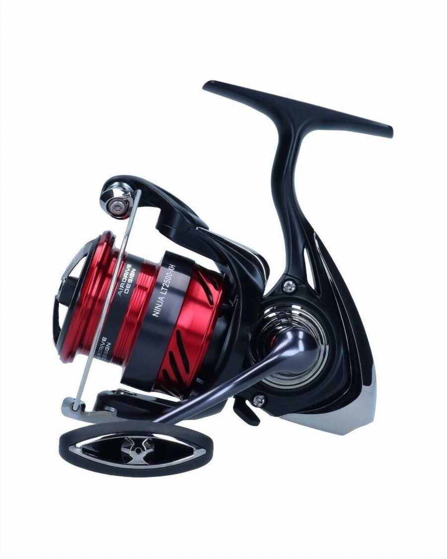 Moulinet Pêche DAIWA 23 Ninja LT 3000-C – Pré-bobiné Tresse J-Braid Jaune, Frein Avant