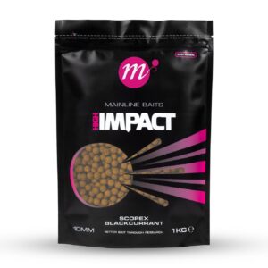 Mainline Baits High Impact Scopex Blackcurrant Boilies 10mm 1kg