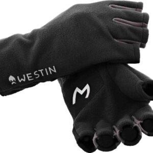 Westin Half Fleece Gloves Carbon Black