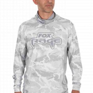 Fox Rage UV Hooded Light Camo Top
