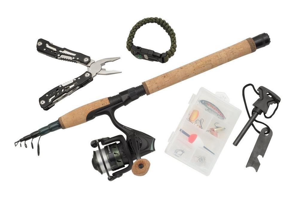 best collapsing fishing rod Amazon.com : PLUSINNO Telescopic Fishing Rod and Reel Combos Full Kit,  Carbon Fiber Fishing Pole, 12 +1 Shielded Bearings Stainless Steel BB Spinning  Reel(2pack) : Sports & Outdoors