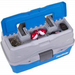Flambeau Fishing 2 Tray Blue Classic Box With Flip Lid