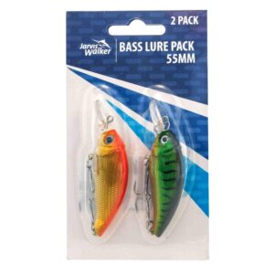 Jarvis Walker Bass Lure 55mm 2Pk