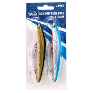 Jarvis Walker Minnow Lure 110mm 2Pk