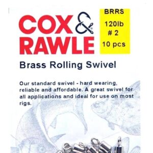 Cox & Rawle Brass Rolling Swivels