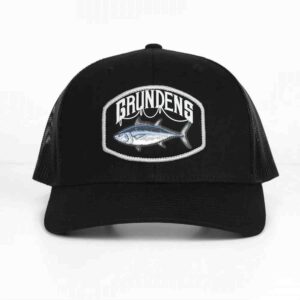 Grundens Bluefin Trucker Cap - Solid Black - One Size