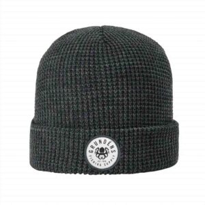 Grundens Kracken Waffle Beanie - Heather Charcoal - One Size
