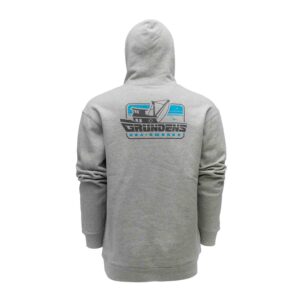 Grundens Displacement DWR Hoodie Commercial Boat - Athletic Heather