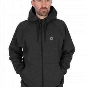 Matrix Charcoal Marl Zip Hoody