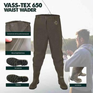 Vass Vass-Tex 650 Series Waist Wader - Cleated