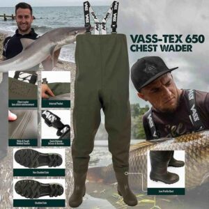 Vass Vass-Tex 650 Series Chest Wader - Cleated