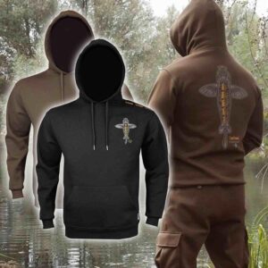 Vass 'Carp Rising' Hoodie - Khaki