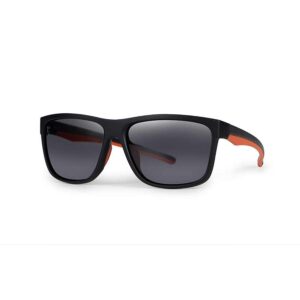 Fox Collection Black Orange Shades - Brown Lens
